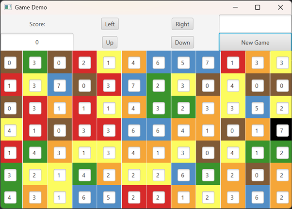 Graphical boardgame
